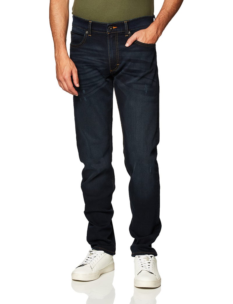 Lee mens Modern Series Slim-fit Tapered-leg Jeans, Crusade - Destruction Features, 29W x 30L US - Image 1